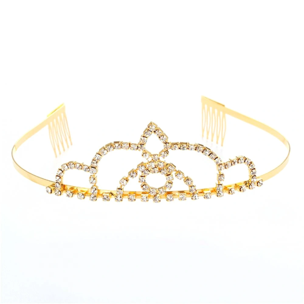 Women Crown Rhinestones Bride Princess Headwear Hair Accessory Wedding Jewelry