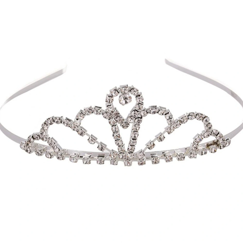 Women Crown Rhinestones Bride Princess Headwear Hair Accessory Wedding Jewelry