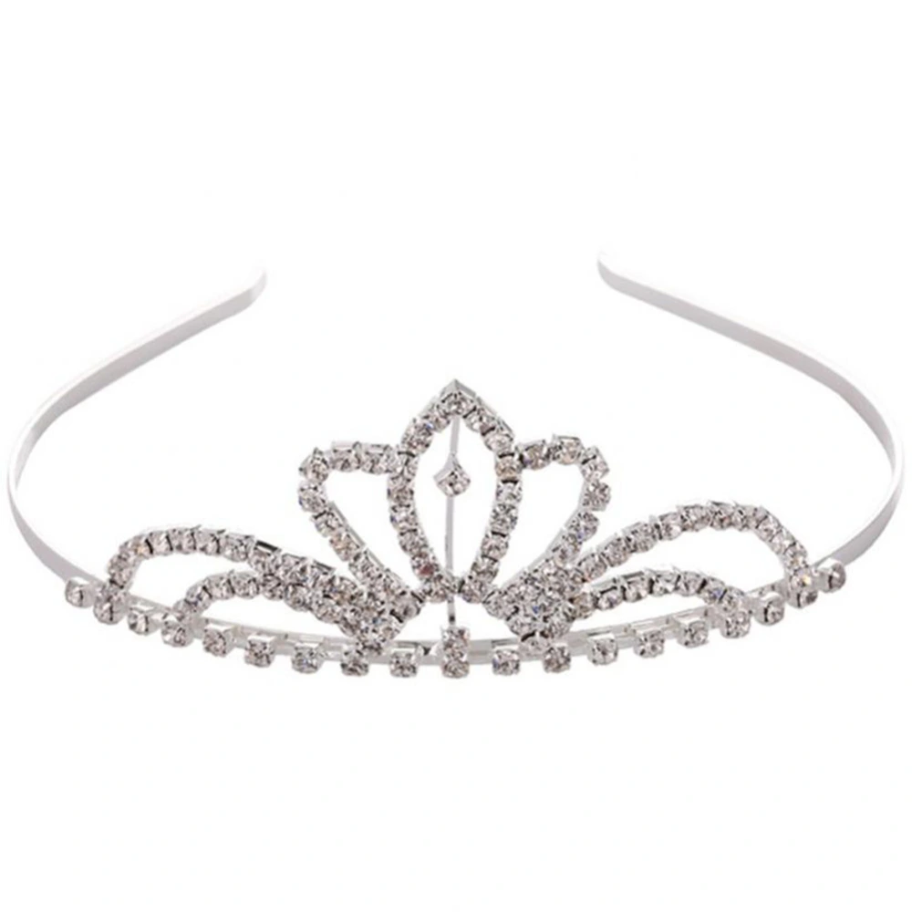 Women Crown Rhinestones Bride Princess Headwear Hair Accessory Wedding Jewelry