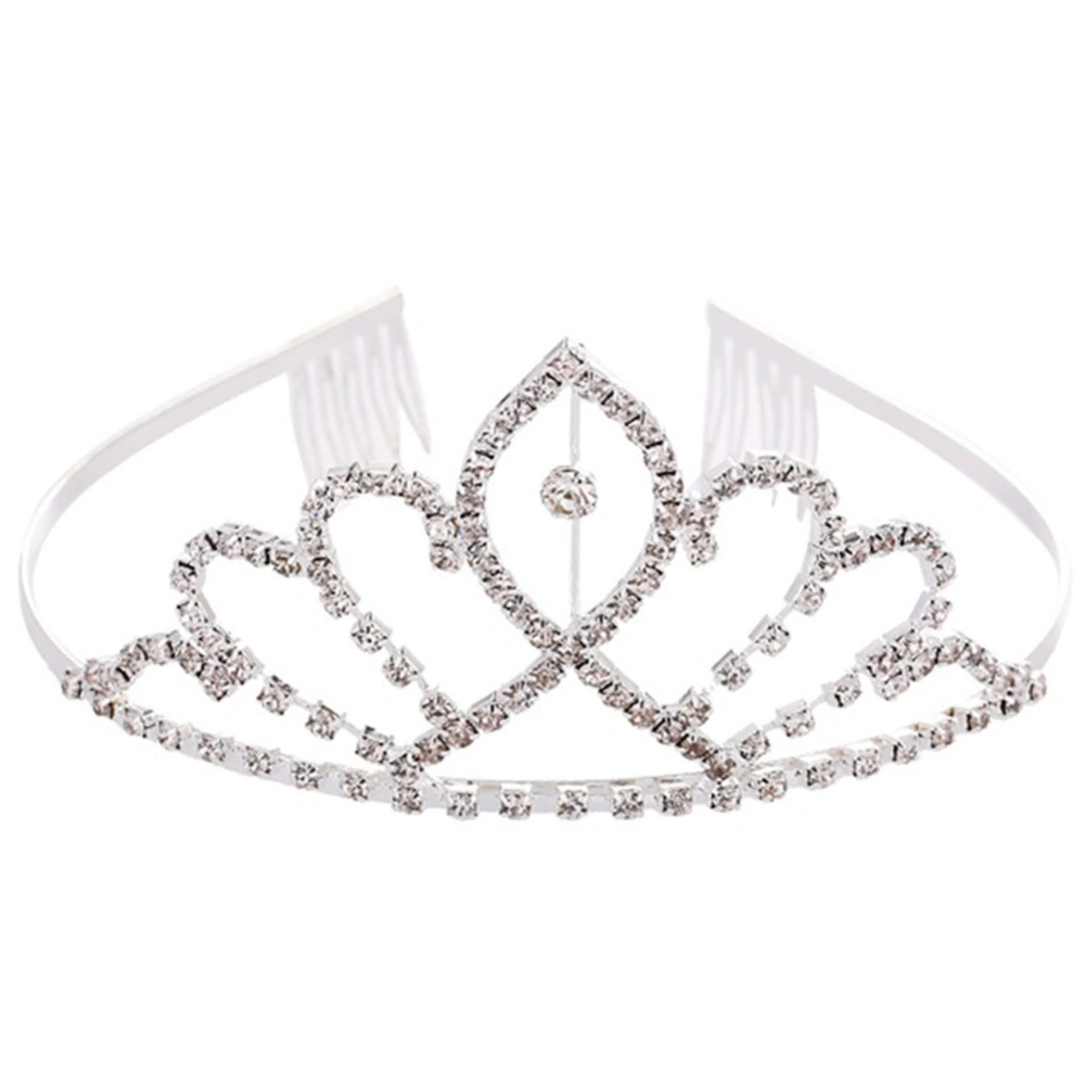 Fashion Wedding Bridal Crown Rhinestone Head Jewelry Headband Hair Band Accessory