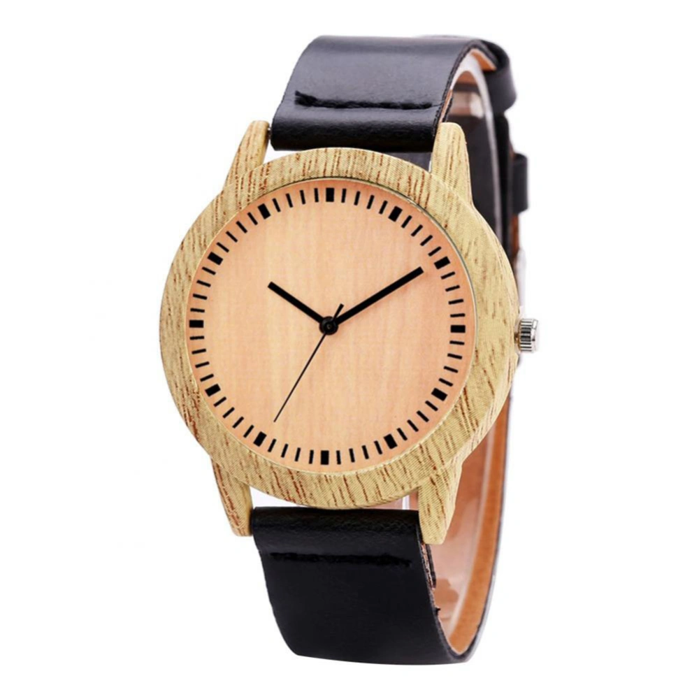 Women Ladies Fashionable Elegant Quartz Movement Watches Wristwatch(black)