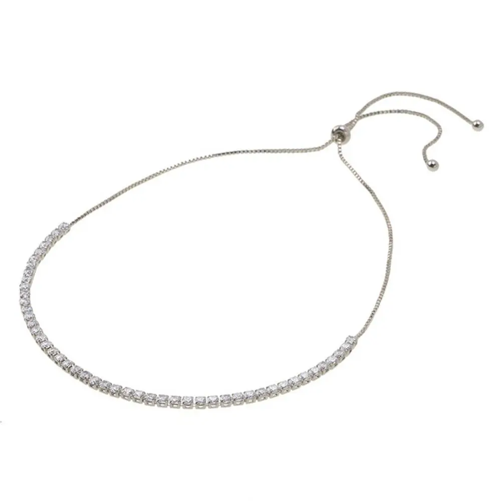 Fashionable Short Alloy Clavicle Necklace Female Choker Collar Necklace Jewelry Silver