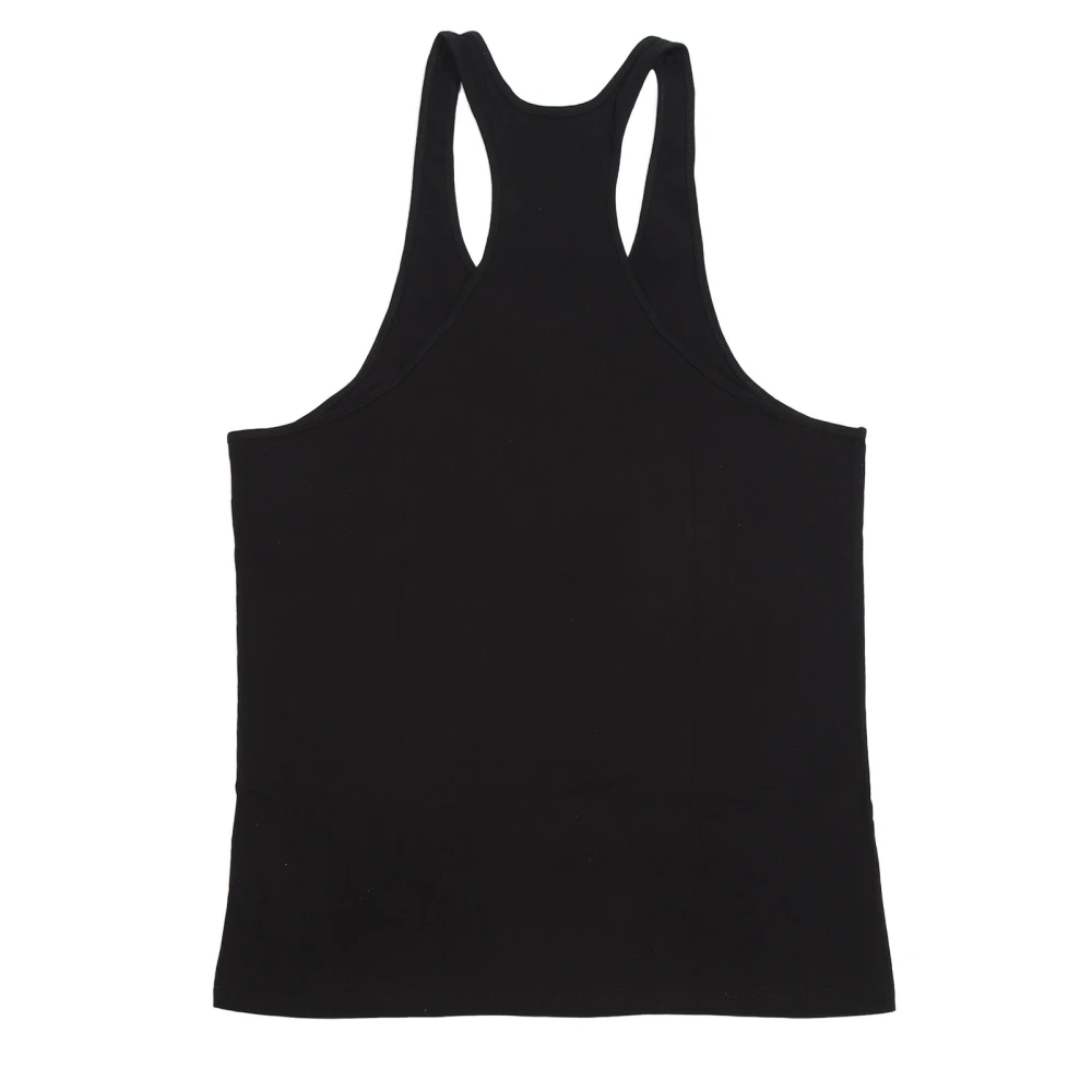 Men Athletic Workout Tank Top Quick Dry Gym Fitness Bodybuilding Sleeveless T Shirt for Running Black XL