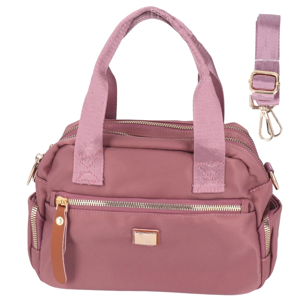 Handbag Hand Bag Long Strap Pretty Design Nylon Single Shoulder Purse for Beach Party Travel Purple 27x11x18cm / 10.63x4.33x7.09in