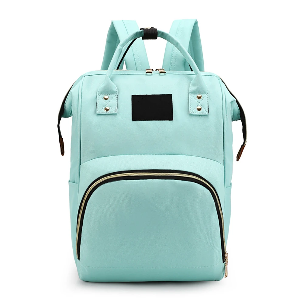 Fashionable Diaper Backpack Multifunction Large Capacity Travel Maternity Nappy Diaper Bag Green Free Size