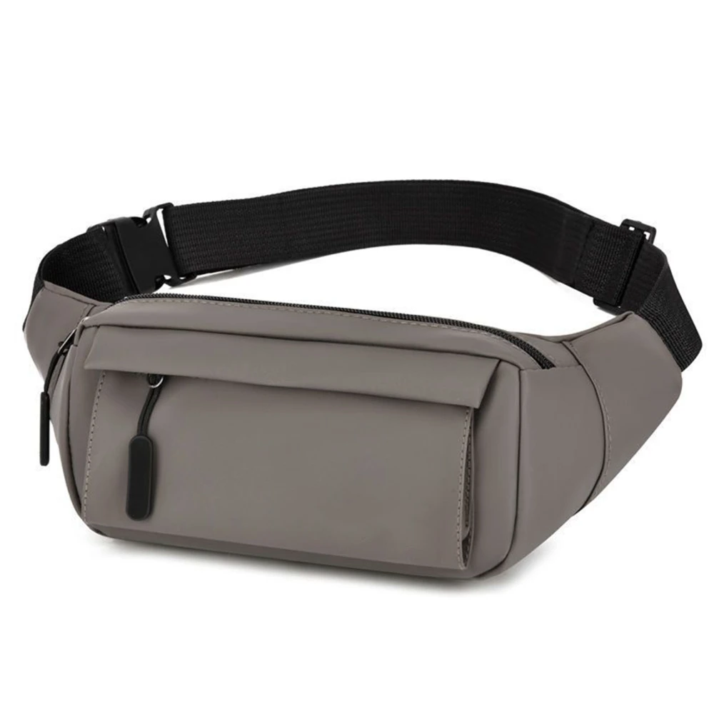 Fanny Pack Waterproof High Capacity Men Women Mobile Phone Waist Bag for Outdoor Champagne Free Size