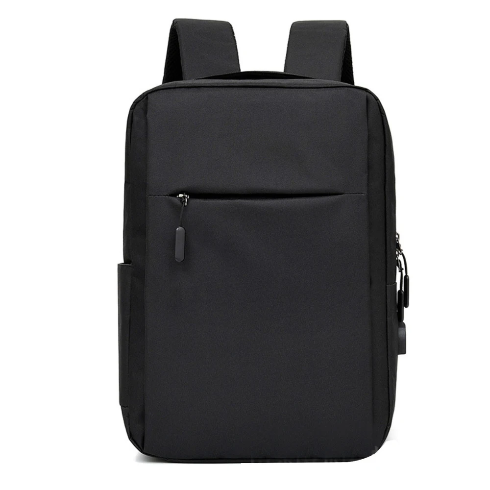 Laptop Backpack with USB Port 15 Inch Laptop Carry On Waterpoof Leisure Zipper Backpack for Students Business Black Free Size