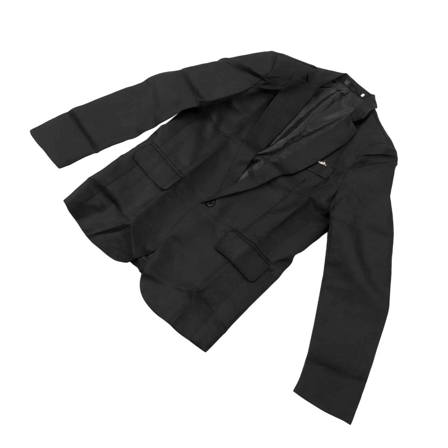 Men Suit Jacket Soft Skin Friendly Stylish Casual High Breathable Men Suit Coat for Party Wedding Business Black XL