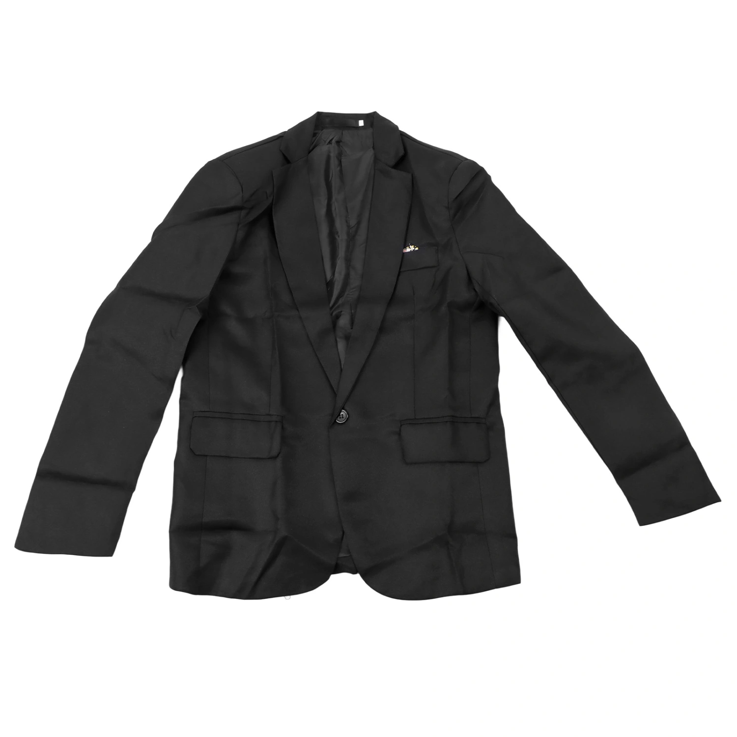 Men Suit Jacket Soft Skin Friendly Stylish Casual High Breathable Men Suit Coat for Party Wedding Business Black XL