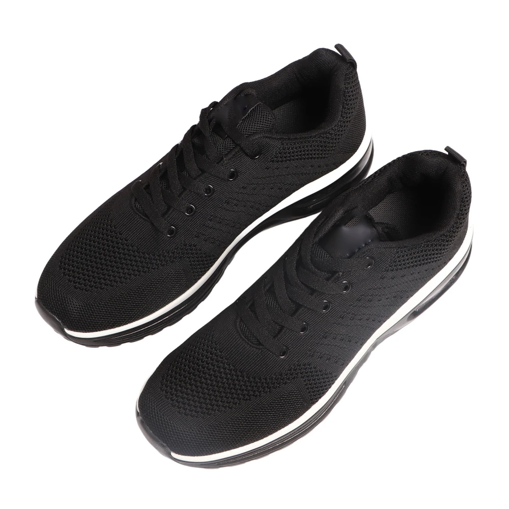 Men Running Shoes Breathable Fashionable Comfortable Lightweight for Walking Tennis Cycling Black 42