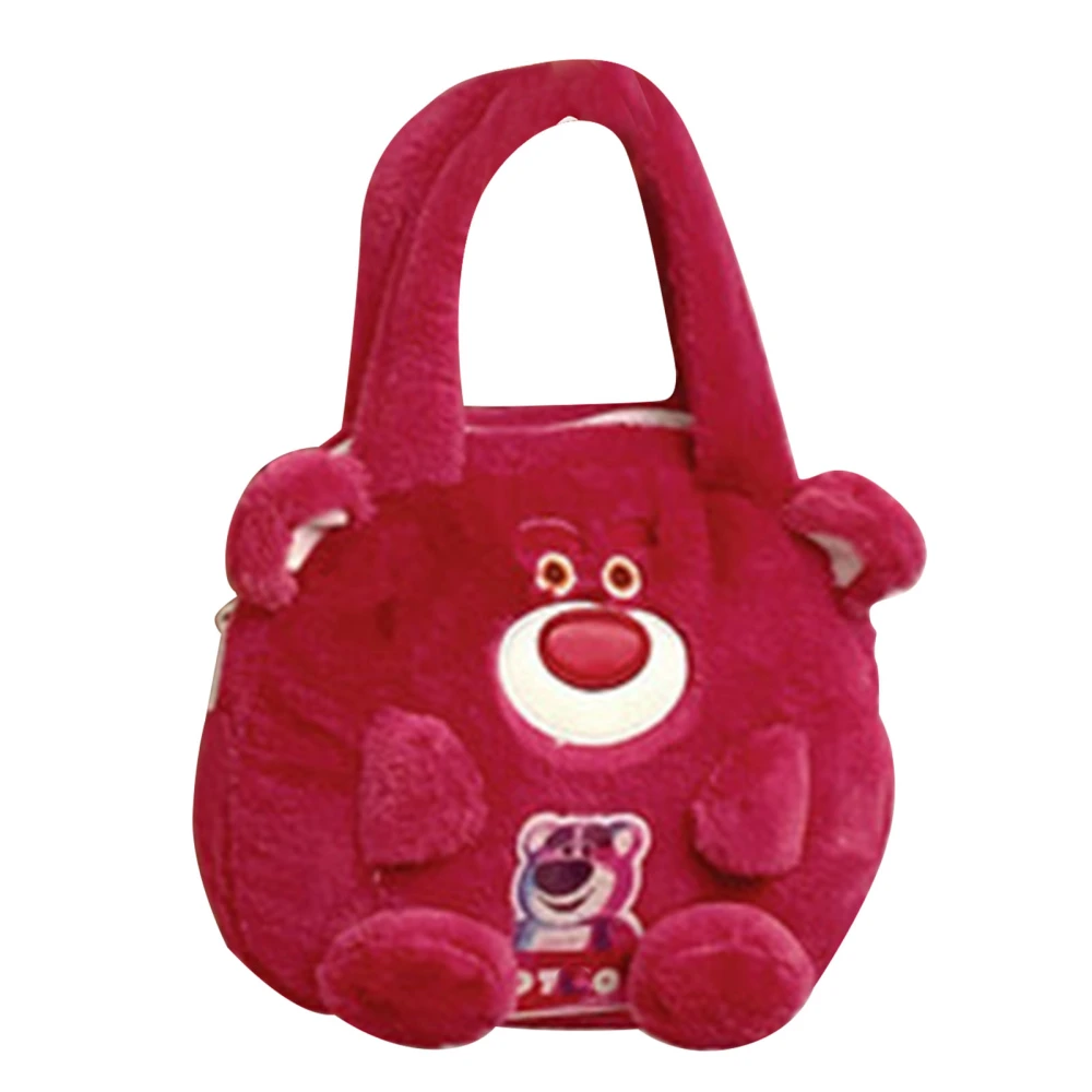 Lovely Cartoon Plush Handbag Soft Anime Multi Functional Small Plush Handbag for Children Type 4 Free Size