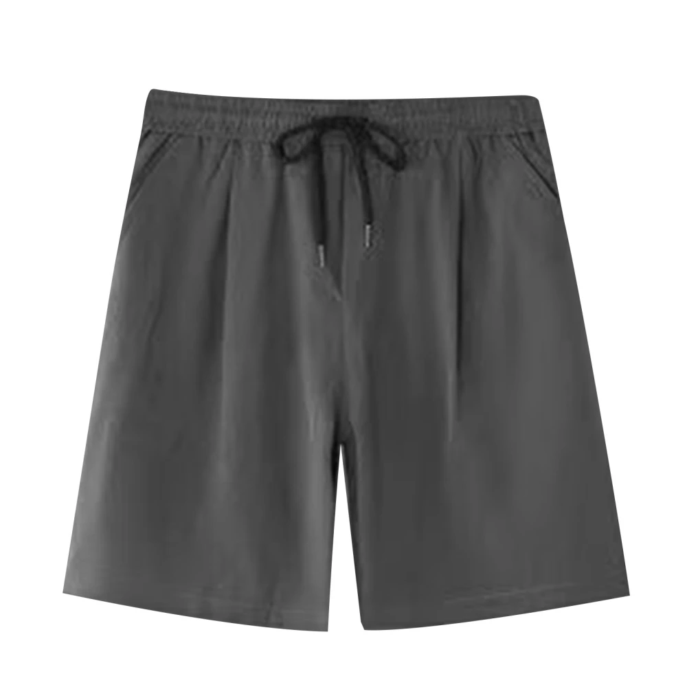 Men Casual Summer Shorts Casual Breathability Skin Friendly Summer Shorts for Holiday Daily Commuting Dating Dark Gray XL