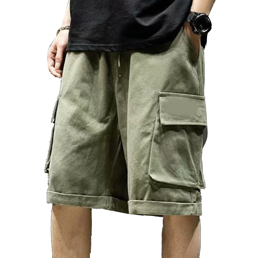 Cargo Shorts with Pocket Summer Loose Casual Shorts Plus Size Cargo Shorts for Boys OD Green XL