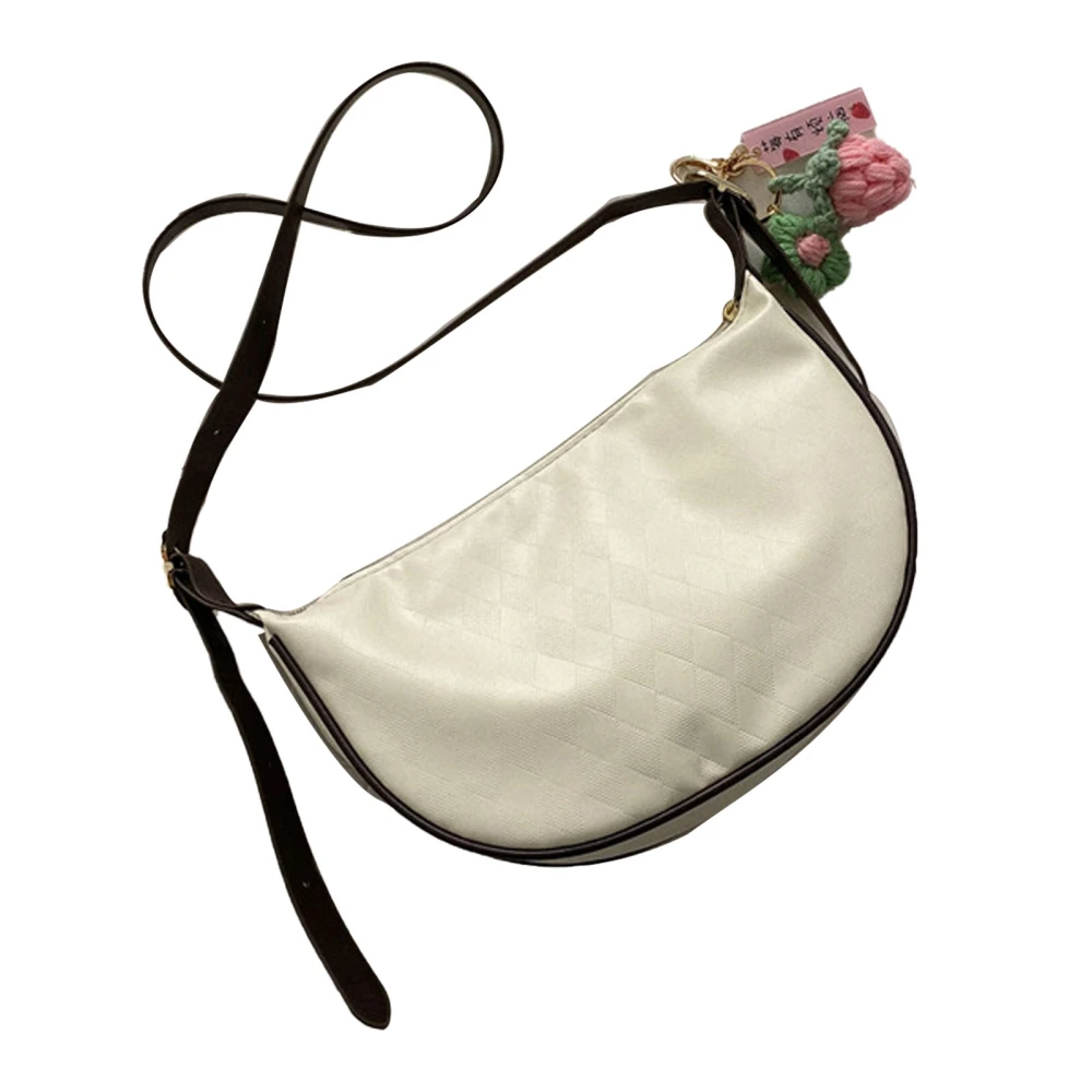 Women Shoulder Bag Fashionable Minimalist Versatile PU Lady Underarm Bag for Daily Vacation Coffee Free Size