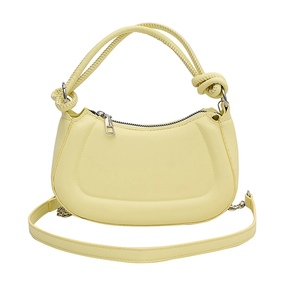 Women Shoulder Bag Fashionable Exquisite Personalized Leisure Style Lady Shoulder Handbag Yellow Free Size