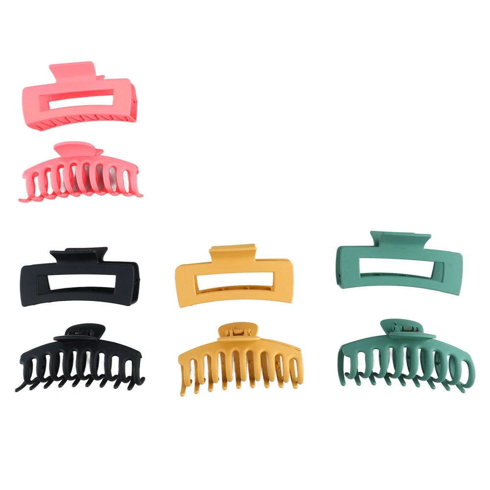 Hair Jaw Clips 8 Pack Strong Hold Claw Hair Clip 3 PCS Rectangle Clamps For Women