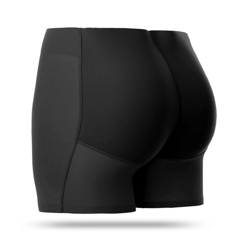 Women Butt Lifter Padded Underwear Seamless Breathable Hip Enhancer Butt Lifter Panties for Women Black M