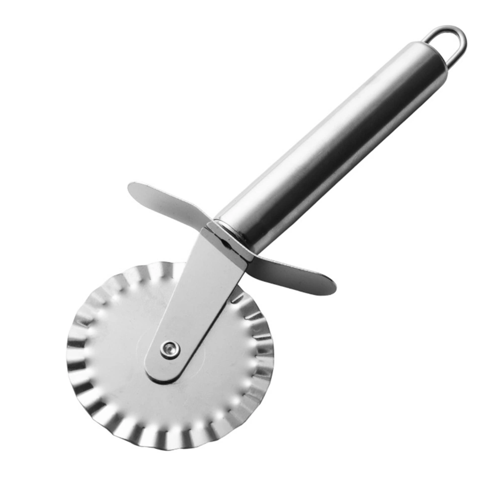 Pizza Cutter Wheel, Handheld Safe Stainless Steel Kitchen Tool