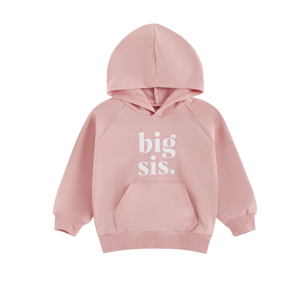 Kids Hoodie, Long Sleeve Hooded Letters Print Sweatshirt Pullover