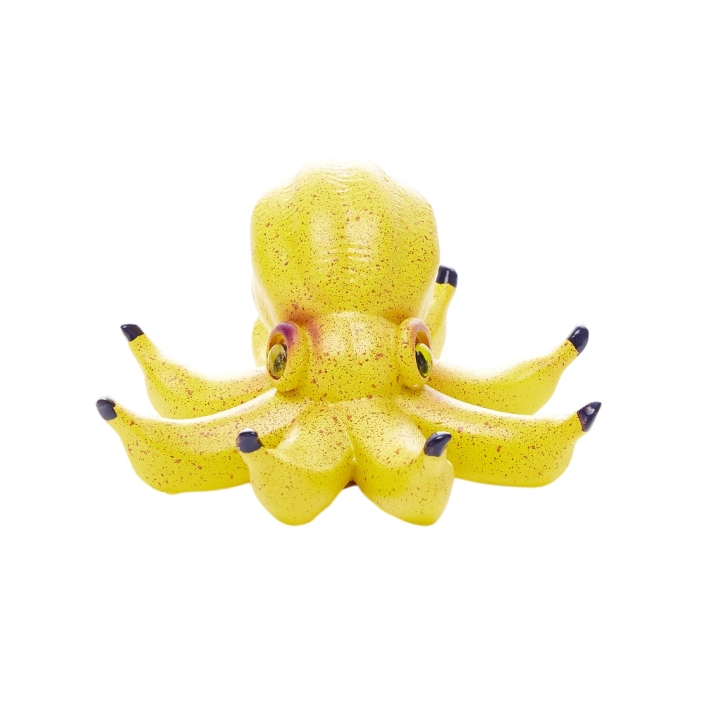 Octopus Banana Figurine Novelty Octopus Model Statue Quirky Ornament