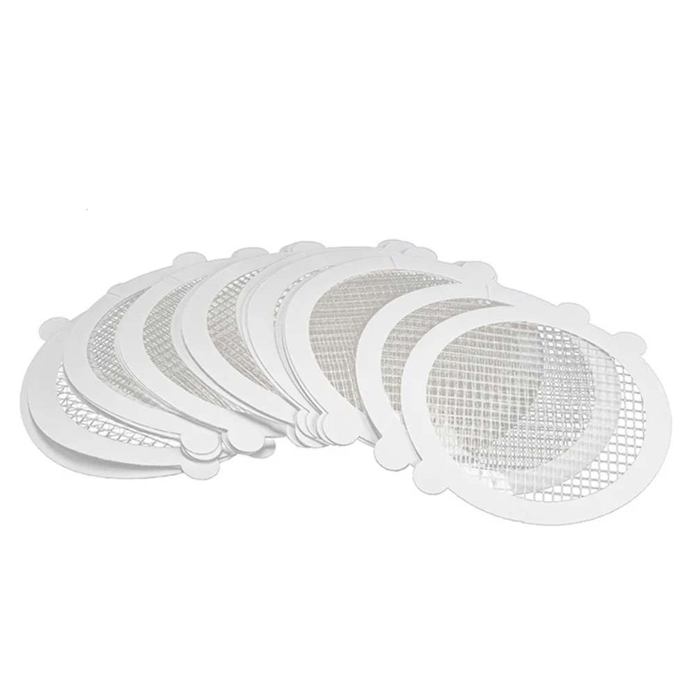 Disposable Shower Drain Hair Catcher Shower Drain Cover Mesh Stickers 