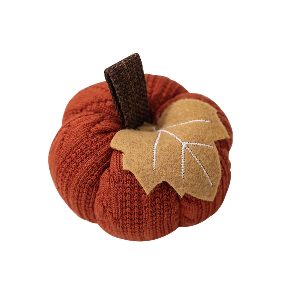 Halloween Knitted Pumpkin Decorations Mini Artistic Pumpkins 