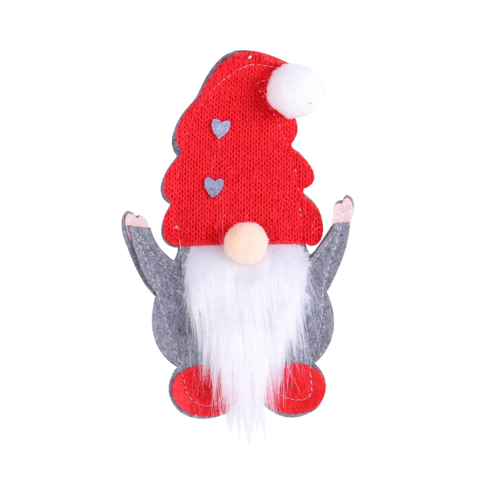 Christmas Cutlery Holders Pouch Gnomes Silverware Bag Utensil Sleeve 