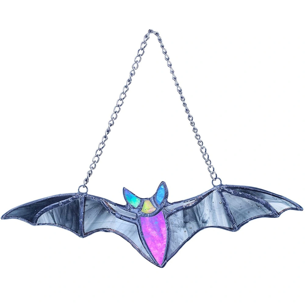 Bat Stained Glass Window Hangings Bat Sun Suncatcher Halloween