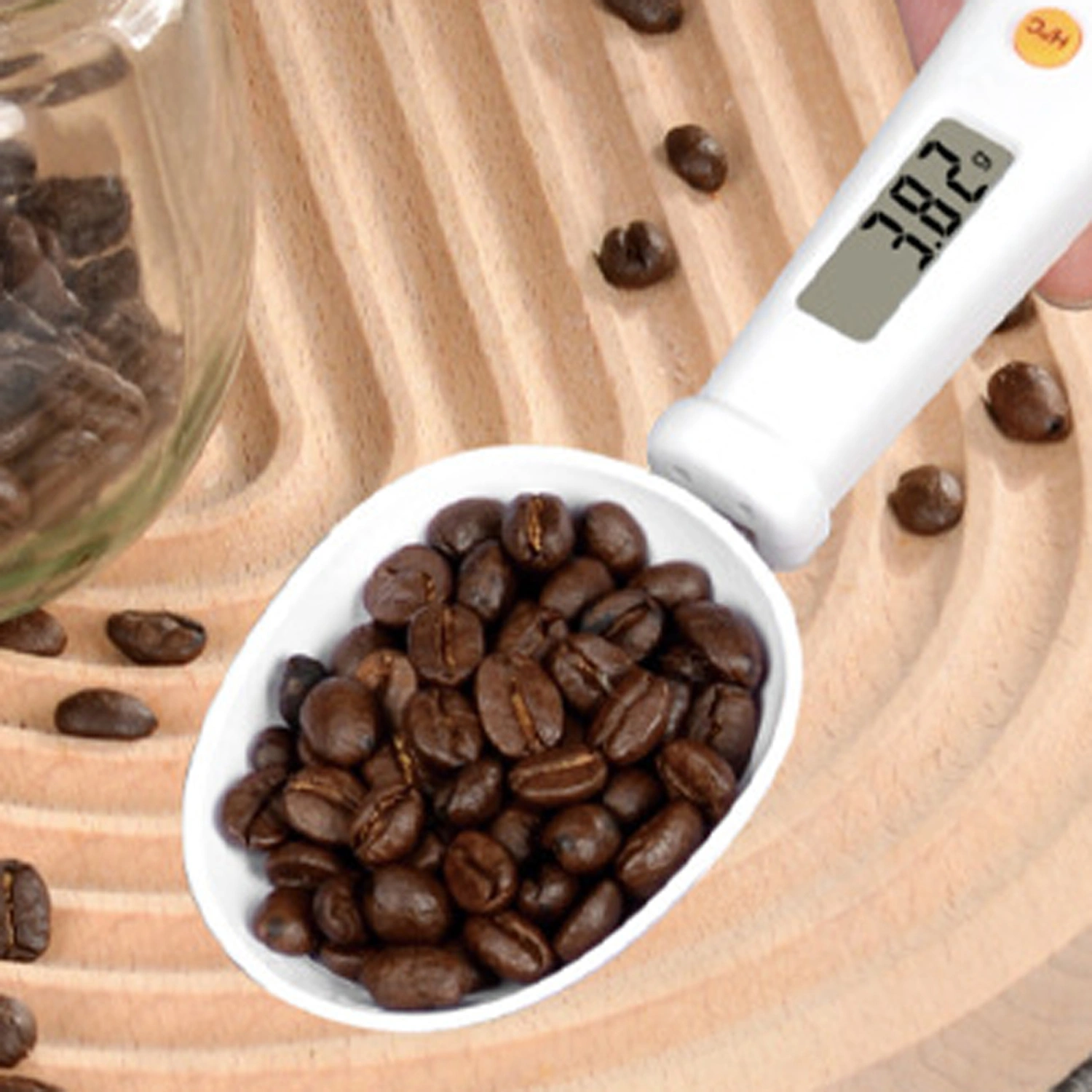 Electronic Digital Spoon Scale, Food Scale Weighing for Coffee Power