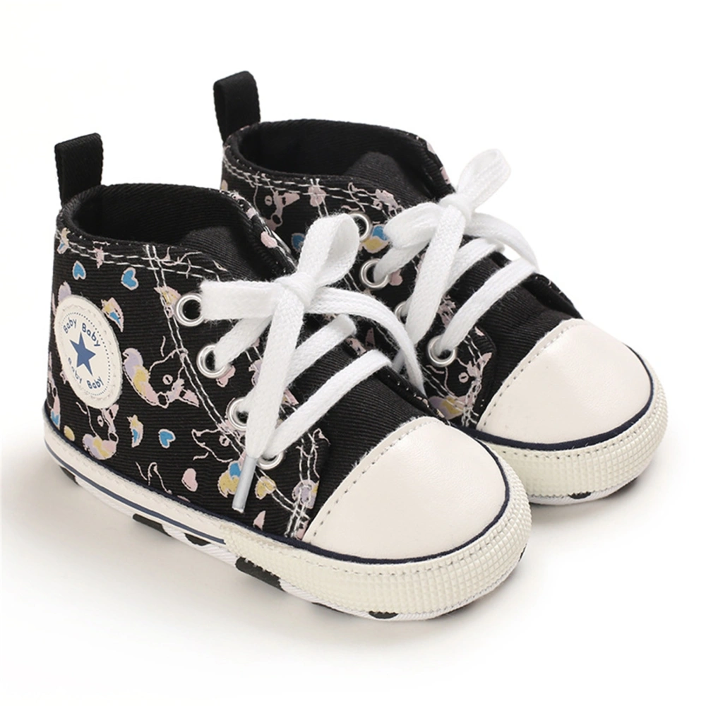 Baby Girls Boys Canvas Shoes Soft Sole First Walkers Sneaker