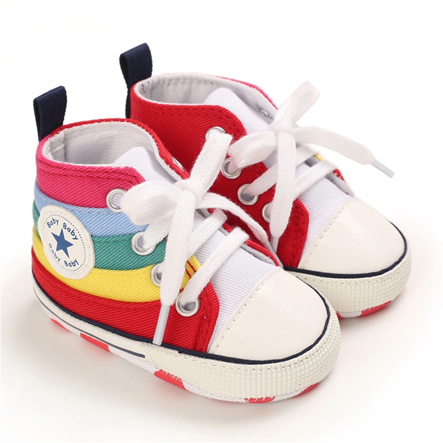 Baby Girls Boys Canvas Shoes Soft Sole First Walkers Sneaker