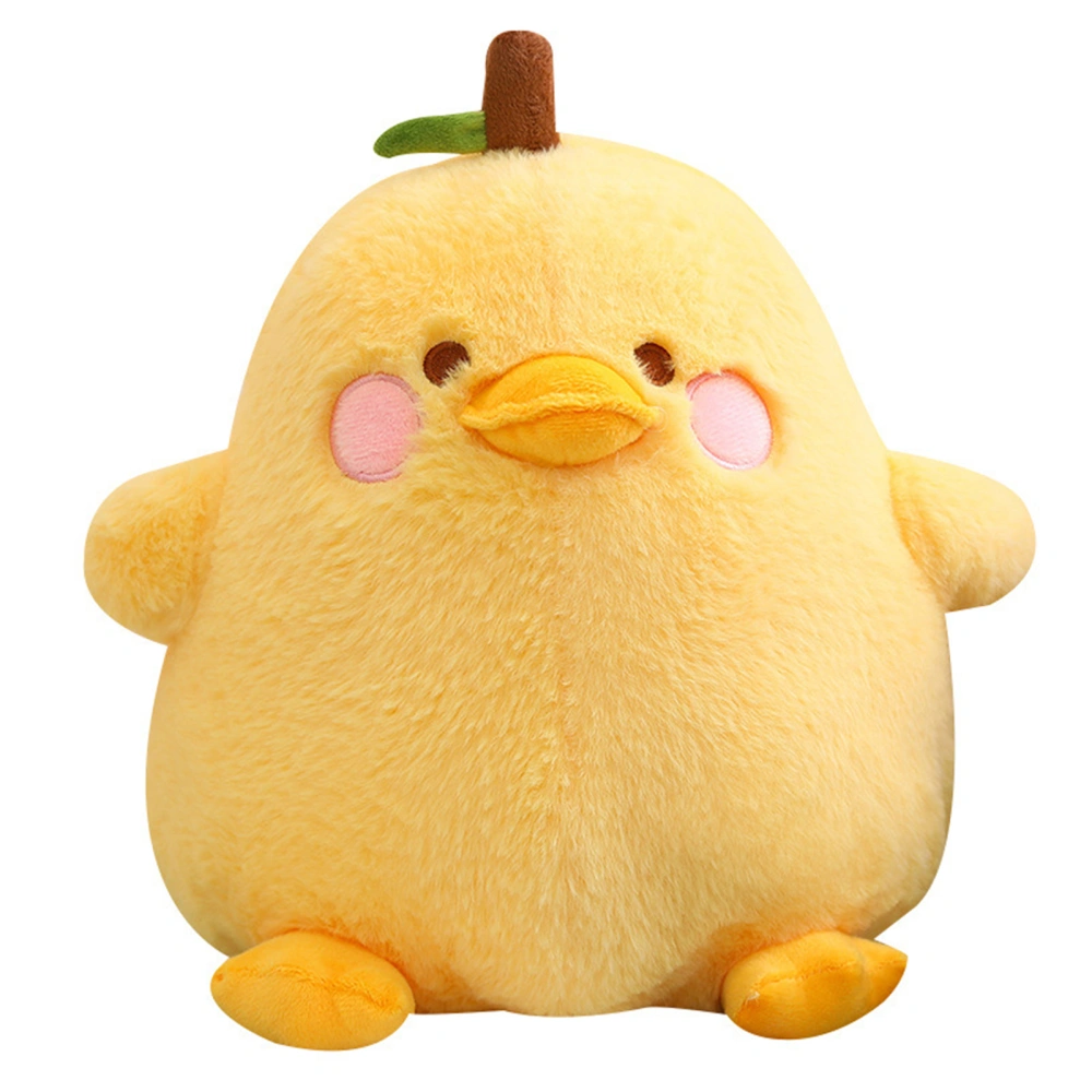 Pear Duck Plush Toy Cute Duck Stuffed Animal Funny Cartoon Doll Pillow