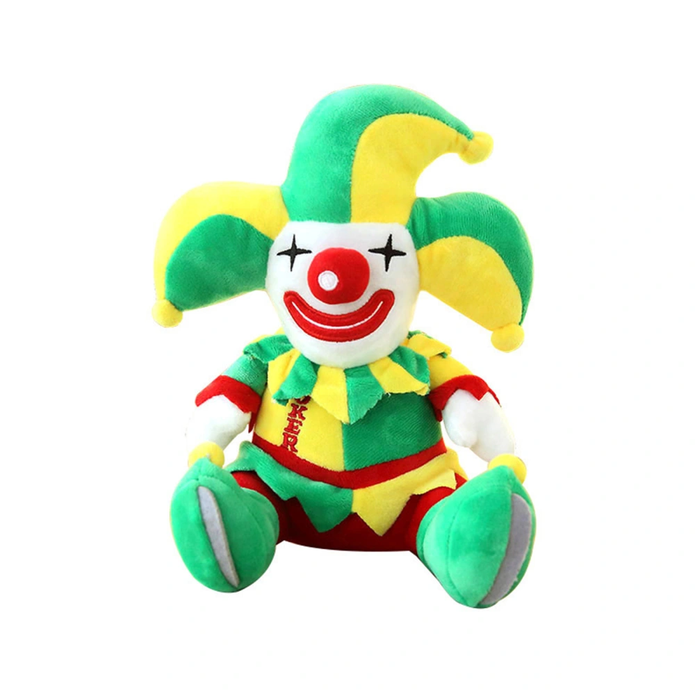 Creepy Clown Plush Doll Classic Clown Stuffed Animal for Halloween