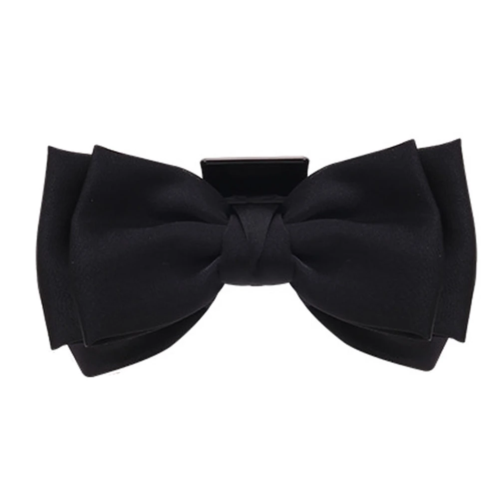 Hair Claw Clip Women Girl Fashionable Elegant Fabric Bow Hair Clip for Dating Holiday Party Type 3