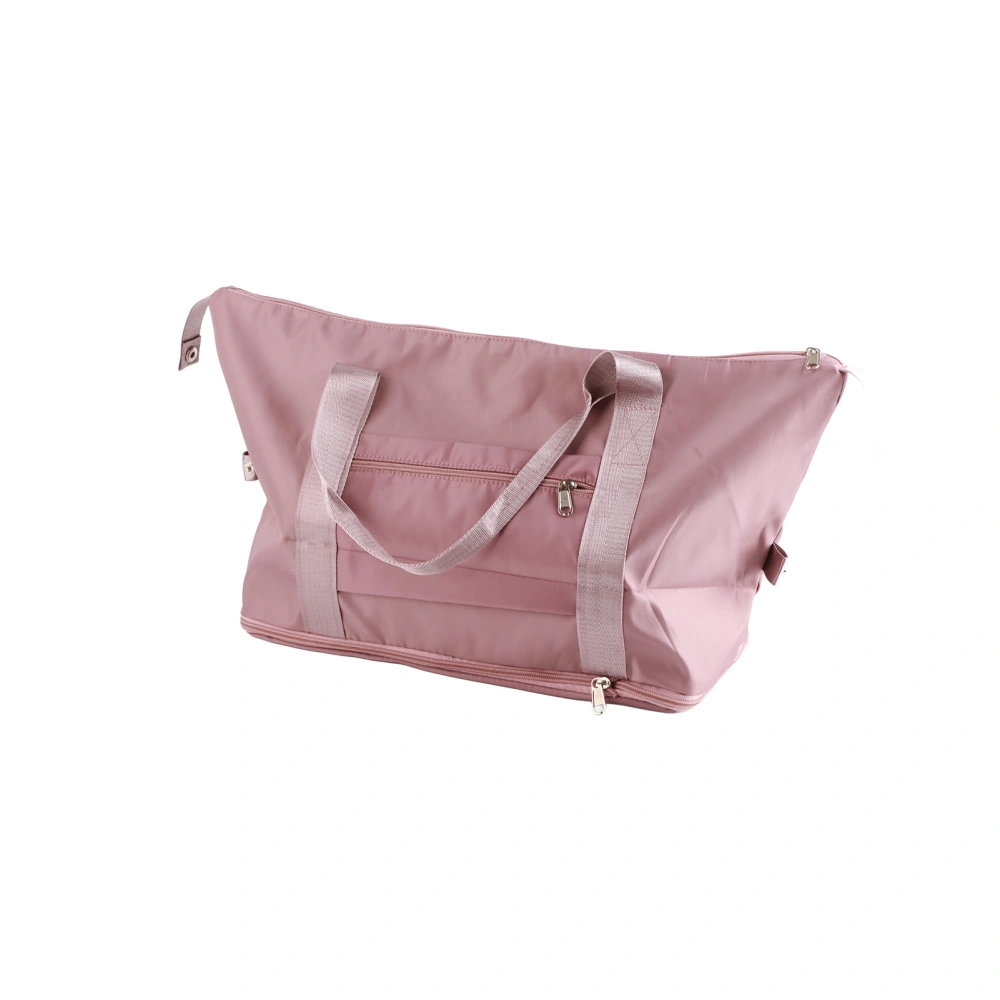 Travel Luggage Bag Fashionable Elegant Soft Waterproof Sports Tote Gym Bag for Luggage Case Dusty Pink Free Size