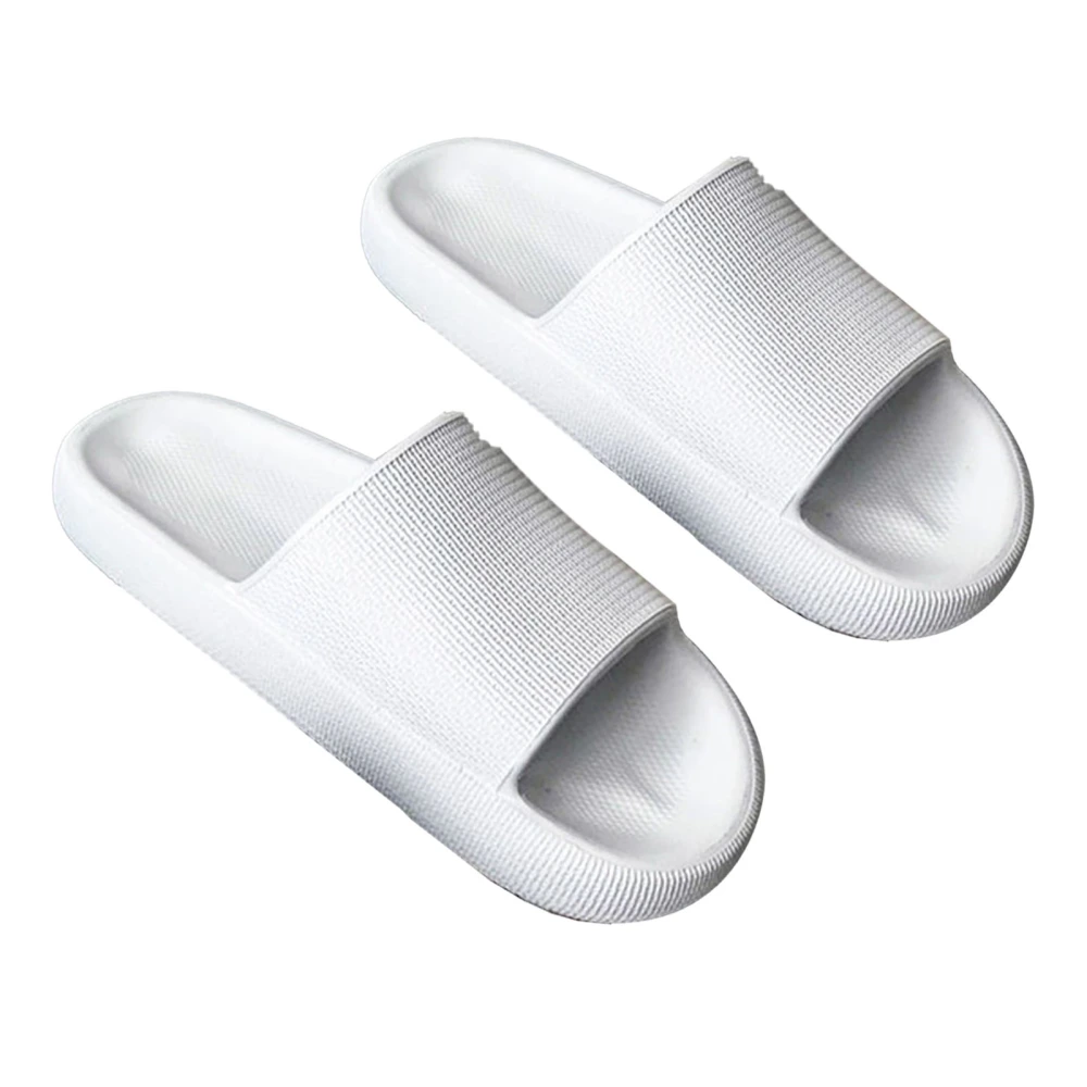 Slipper Comfortable Quick Drying Breathable Skidproof Women Men Sandal for Home Bedroom 24cm / 9.45in White