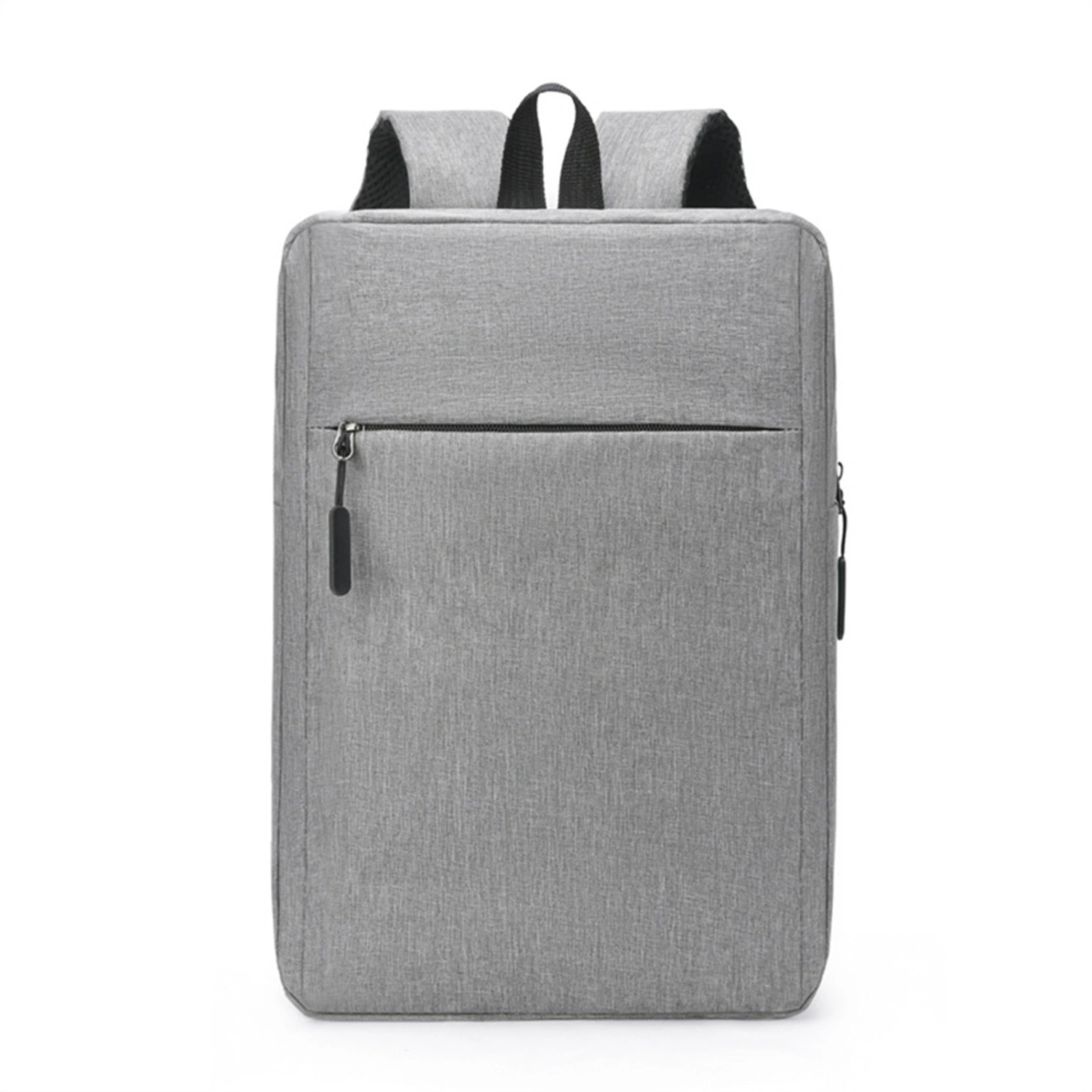Laptop Backpack Oxford Cloth Shock Resistant Laptop Shoulder Bag for Travel Office Business With USB Gray