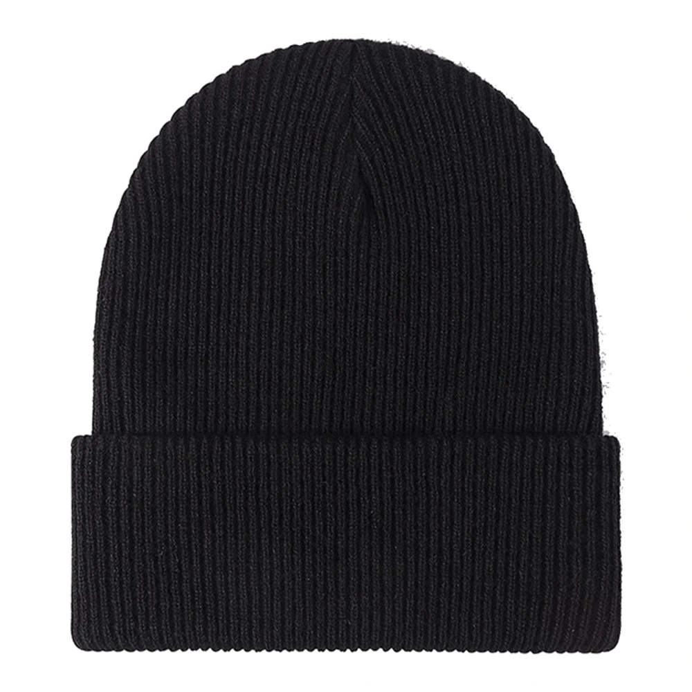 Knit Hat Fashionable Outdoor Windproof Unisex Winter Skull Hats for Outdoor Camping Sports Daily Wear Black Average Size