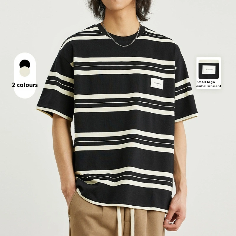 American Vintage Stripe Short Sleeve T-shirt