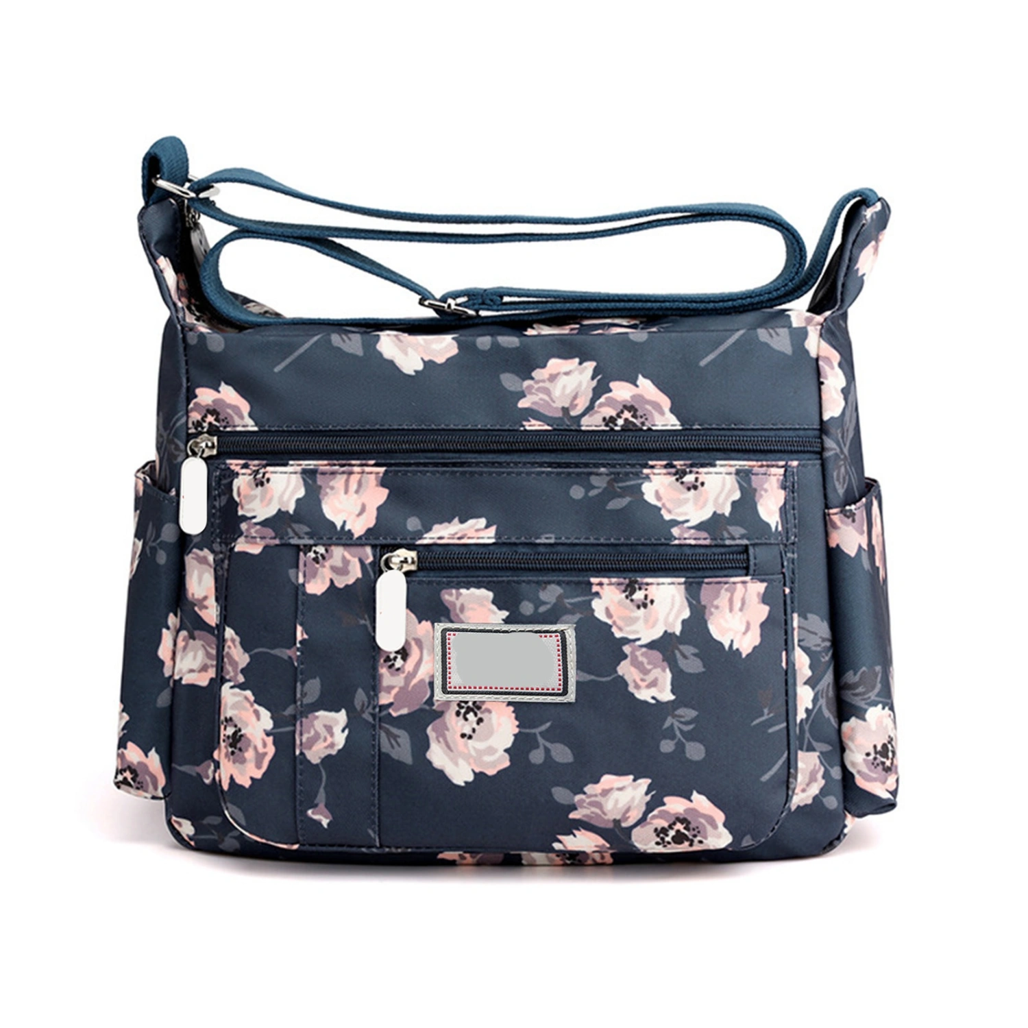 Shoulder Bag 29 x 15 x 23cm Dark Blue Oxford Cloth Women Purse Handbag