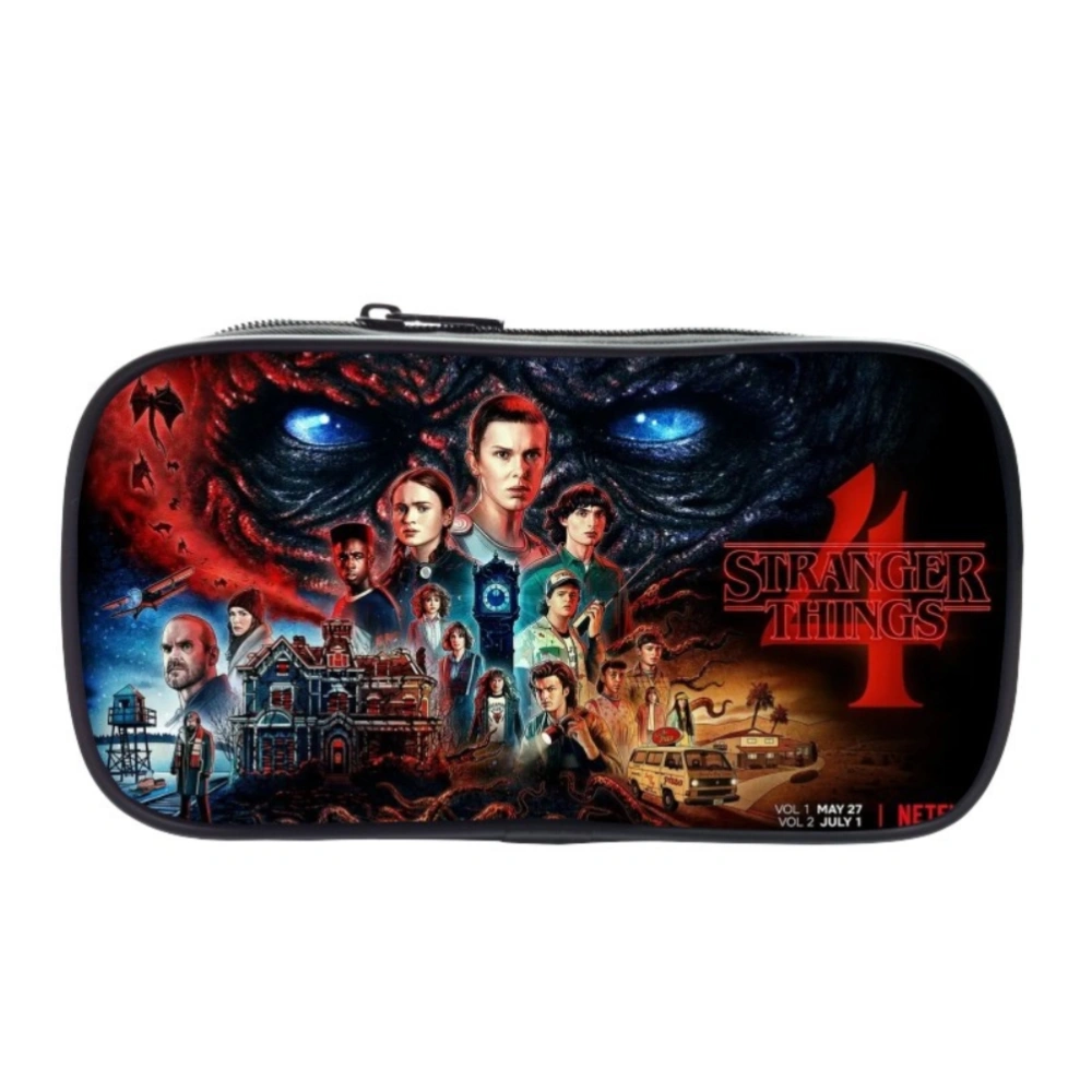 TV Drama Pencil Case 3D Printing Pencil Bag with Zipper Large Capacity Pencil Case Organizer Pencil Pouch for Kids Boys Girls