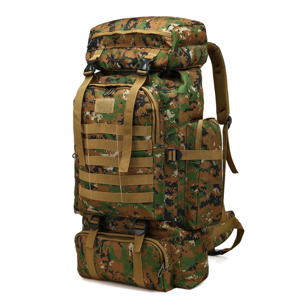 80L Waterproof Climbing Hiking Camouflage Backpack Camping Mountaineering Outdoor Sport Backpack