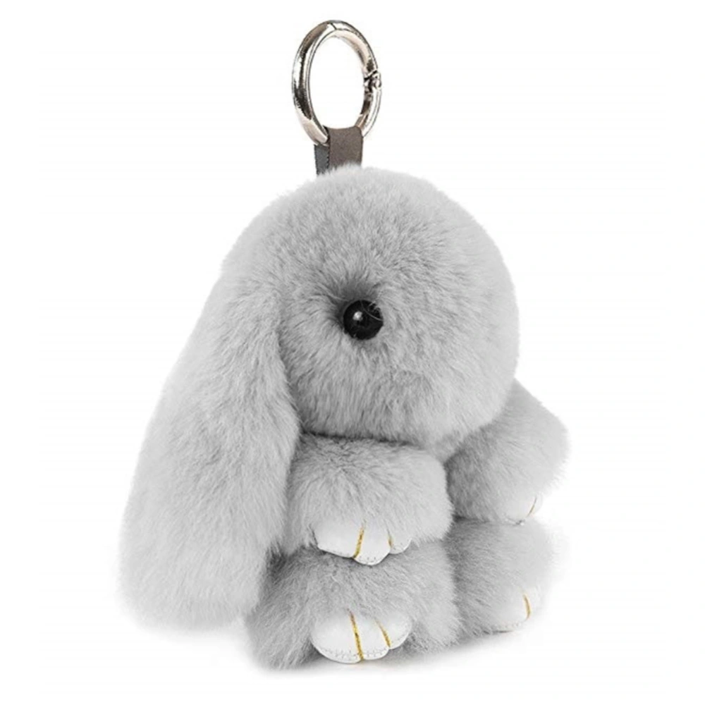 Cute Bunny Keychain Soft Cute Rex Rabbit Keychain Car Handbag Keyring