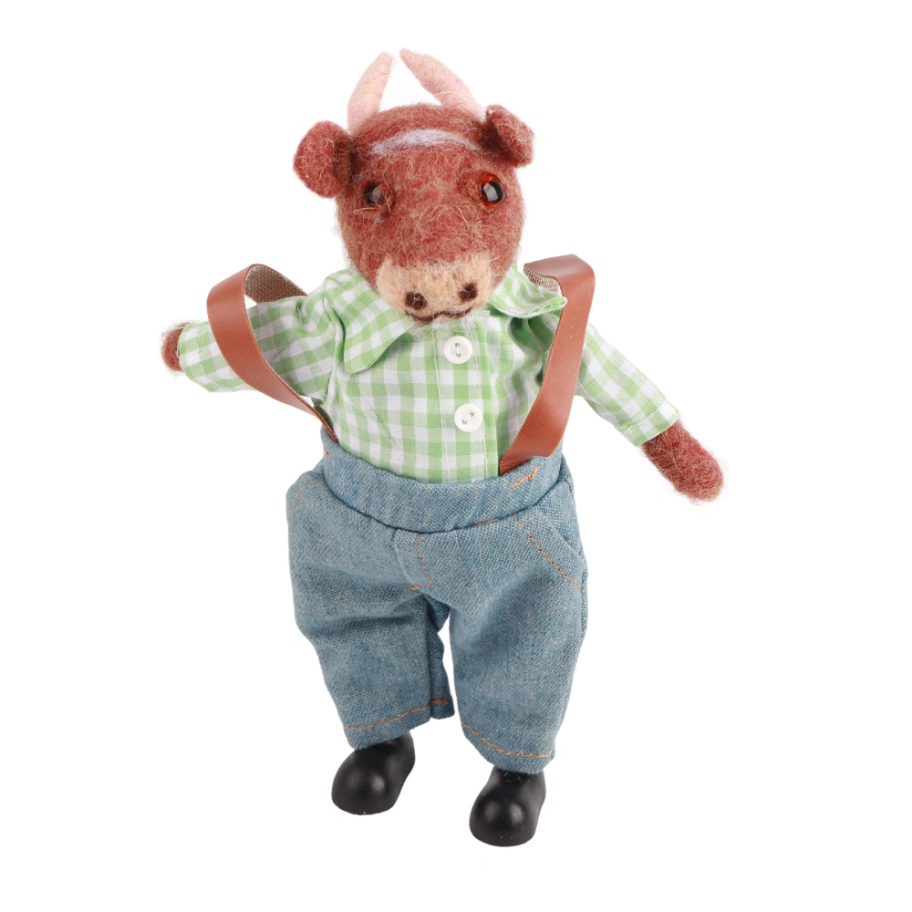 Flocking Clothing Decoration DIY Handicraft Cattle Costume Ornament for Children Clothes