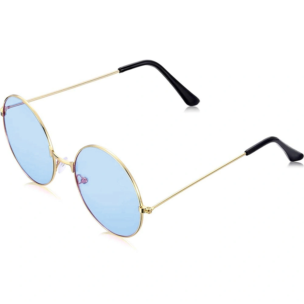 Vintage Men Women Sunglasses Retro Round Alloy Frame Eyeglasses Glasses Sunglasses