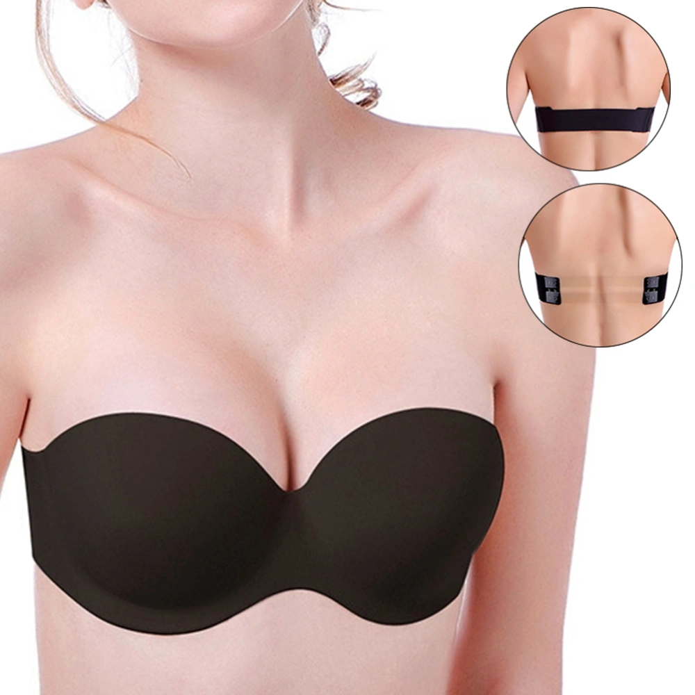 Non Slip Strapless Invisible Bra Strapless Backless Push Up Bra Adjustable Underwear