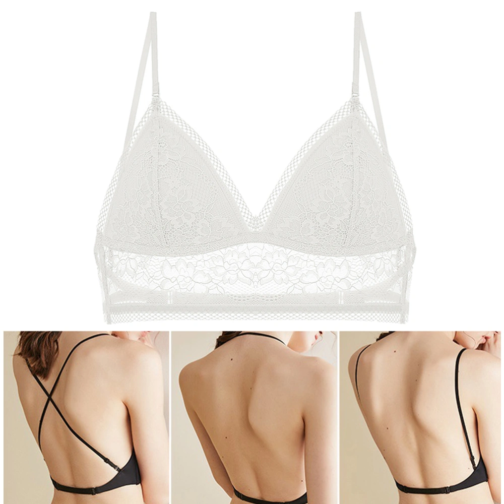 Women Summer Lace Bralette Backless Bralette Sxy Bra Top Crop Underwear