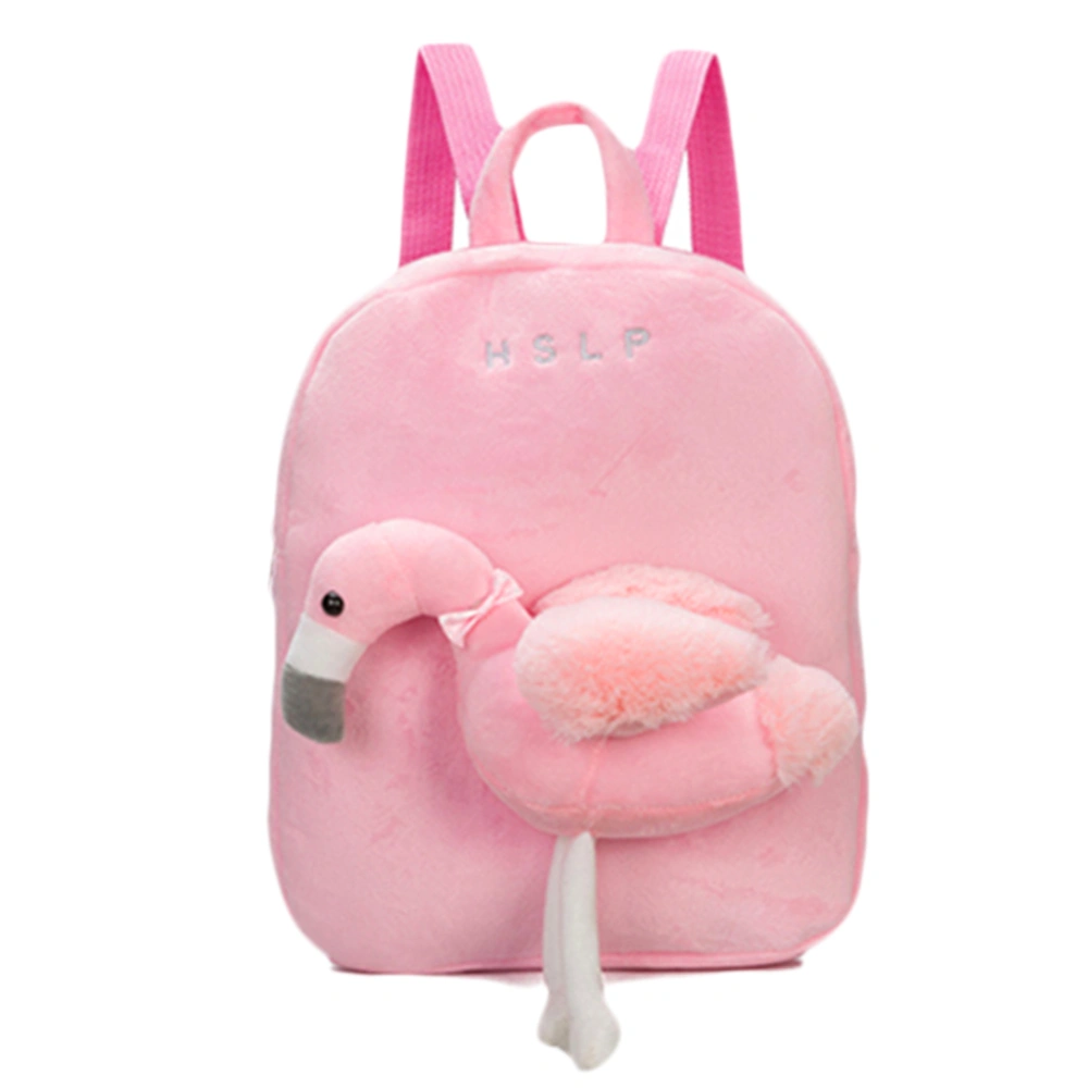 Cute 3D Flamingo Backpack Children School Backpacks with Leash Safety Harness for Girls Boys