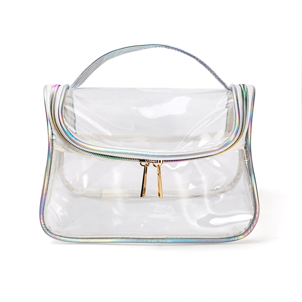 Portable Transparent Large Toiletry Bag Cosmetic Travel Makeup Organizer Wash Bag