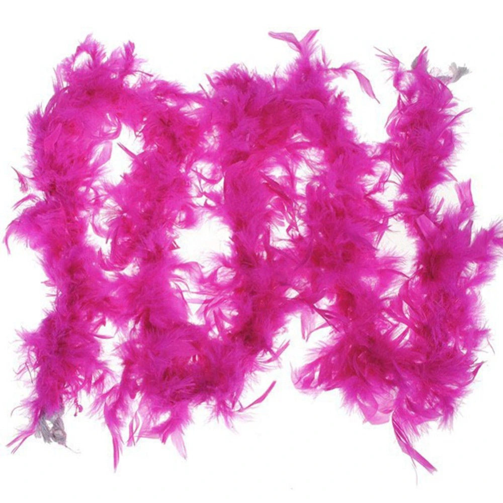 2M Party Feather Decor Fancy Feather Strip Fluffy Feather Costume Decor